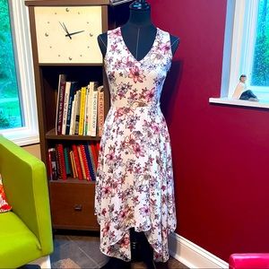 Jessica Simpson Hanky Hem Pastel Floral Spring Easter Sundress